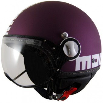 Casque Jet Momo Design Fighter Aubergine 02V