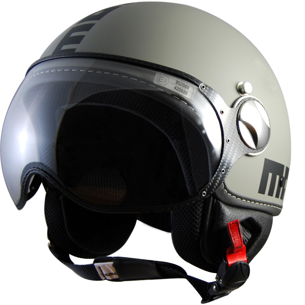 Casque Jet Momo Design Fighter Gris mat 26