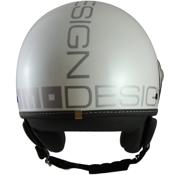 	Casque jet Momo Design - Dos