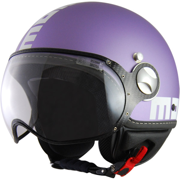 Casque Jet Momo Design Fighter Lilas 0CS