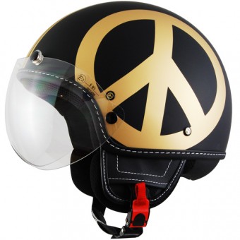 Casque Jet Moschino Peace and Love Or Mat Casque Jet Moschino Peace and Love Or Mat
