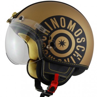 Casque Jet Moschino Zip Or