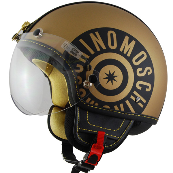 Casque Jet Moschino Zip Or