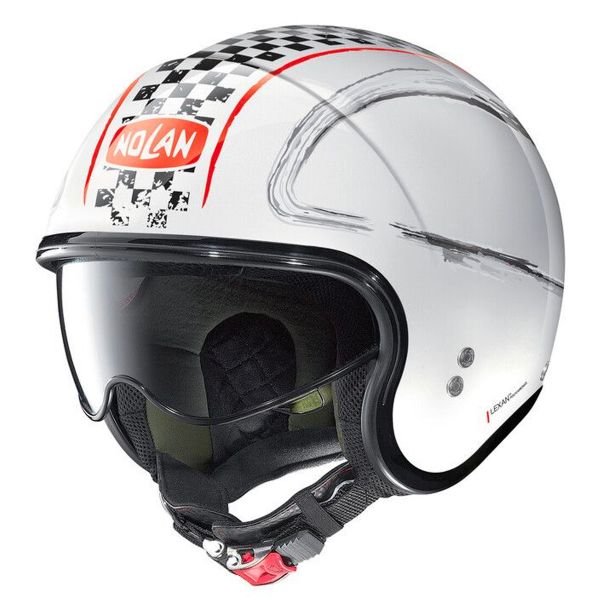 Casque Jet Nolan N21 Getaway Metal White Red 81