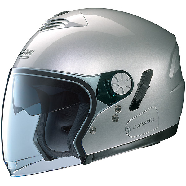 Casque Jet Nolan N43 Classic Ncom Platinuim Silver 1