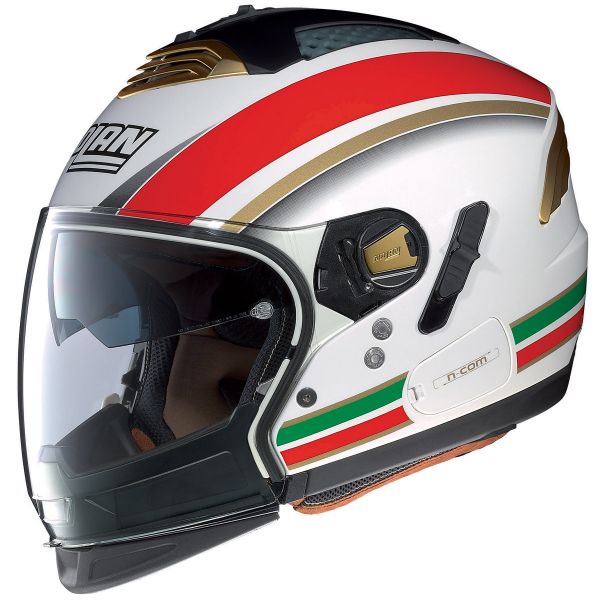 Casque Jet Nolan N43E Air Italia N-Com Blanc 21