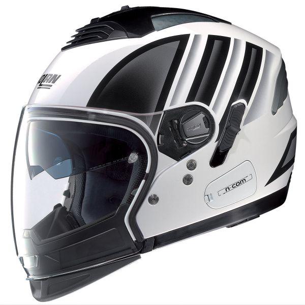 Casque Jet Nolan N43E Air Voyage N-Com Blanc 11