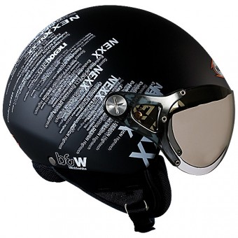 Casque Jet Nexx X60 BW Noir Mat