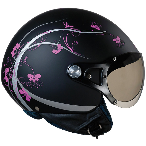 Casque Jet Nexx X60 Queen Noir Mat