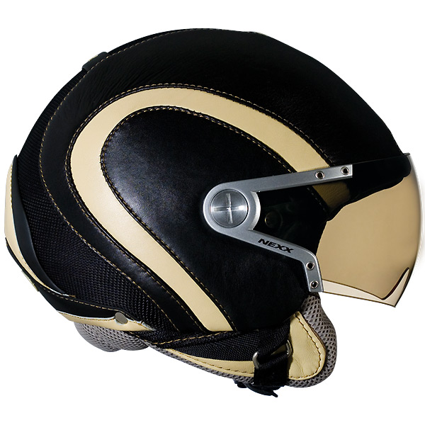 Casque Jet Nexx X60 Runner Noir Beige