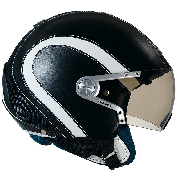 Casque Jet Nexx X60 Runner Noir Blanc