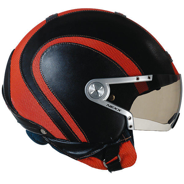 Casque Jet Nexx X60 Runner Noir Orange