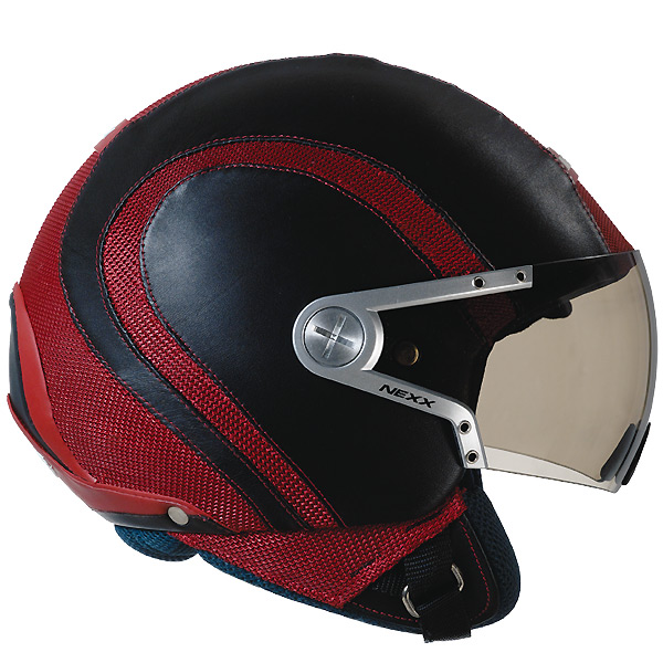 Casque Jet Nexx X60 Runner Noir Rouge