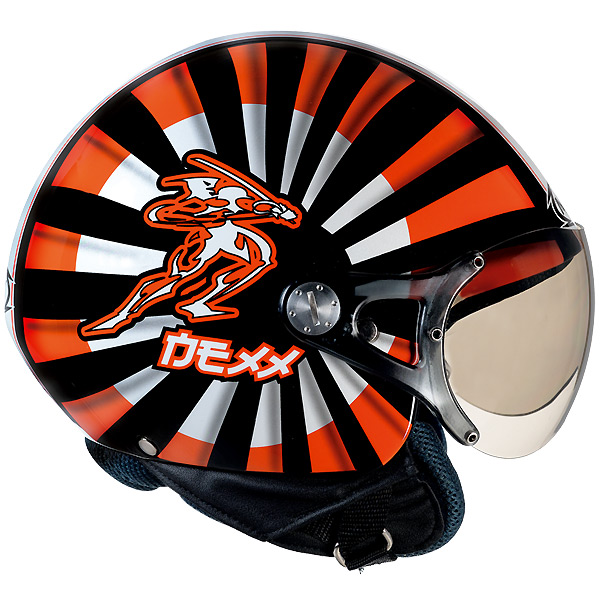 Casque Jet Nexx X60 Samourai Orange