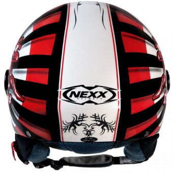 Casque jet Nexx - Dos