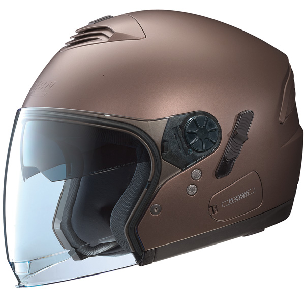 Casque Jet Nolan N43 Classic Ncom Flat Moka 18