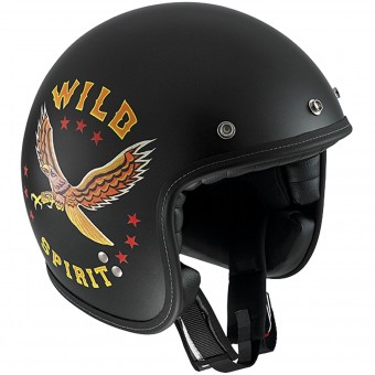 Casque Jet Diesel Old-Jack OJ 3 Black Yellow Red Casque Jet Diesel Old-Jack OJ 3 Black Yellow Red