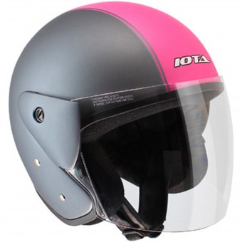 Casque Jet IOTA OP02 Town Matt Titanium Pink Casque Jet IOTA OP02 Town Matt Titanium Pink