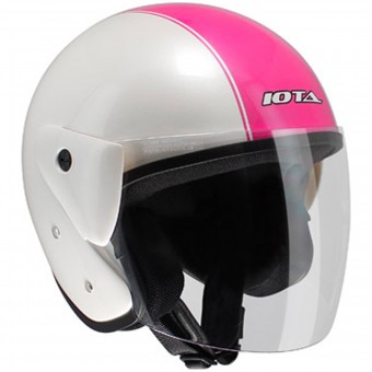 Casque Jet IOTA OP02 Town White Pink Casque Jet IOTA OP02 Town White Pink