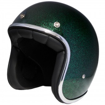 Casque Jet Stormer Pearl Glitter Green Casque Jet Stormer Pearl Glitter Green