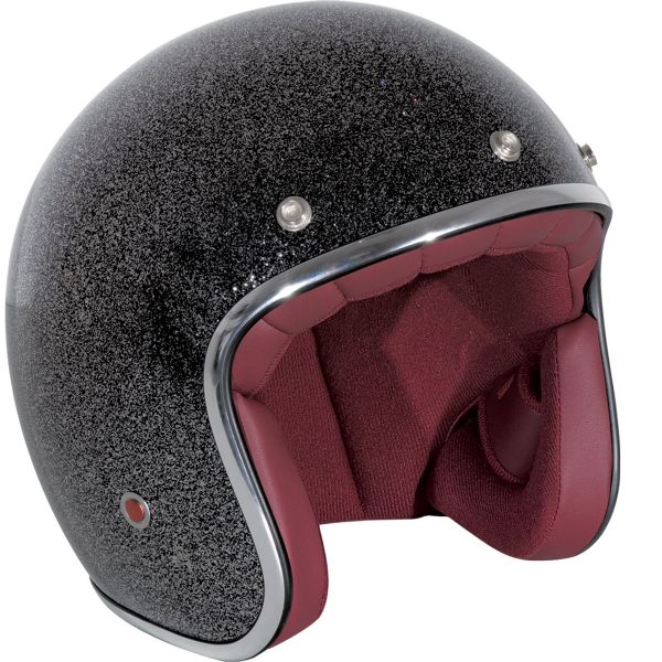 Casque Jet Stormer Pearl Noir Paillete