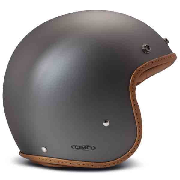 Casque Jet Dmd Pillow Gris Mat Marron