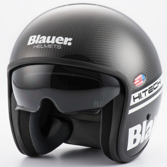 Casque Jet Blauer Pilot 1.1 Carbon Brillant Casque Jet Blauer Pilot 1.1 Carbon Brillant