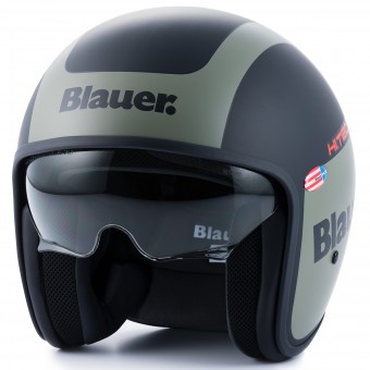 Casque Jet Blauer Pilot 1.1 Graphic G Black Matt Green Military