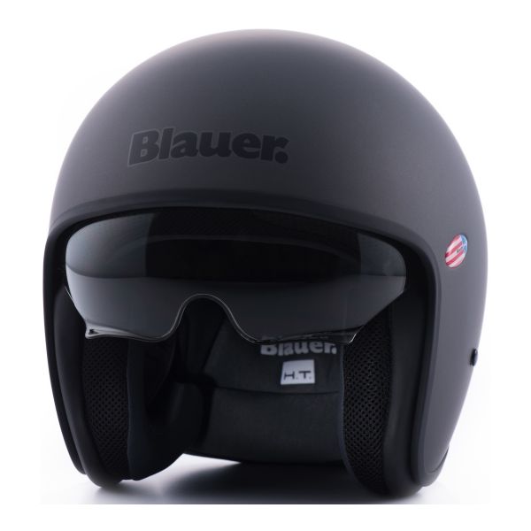 Casque Jet Blauer Pilot 1.1 Titane Casque Jet Blauer Pilot 1.1 Titane