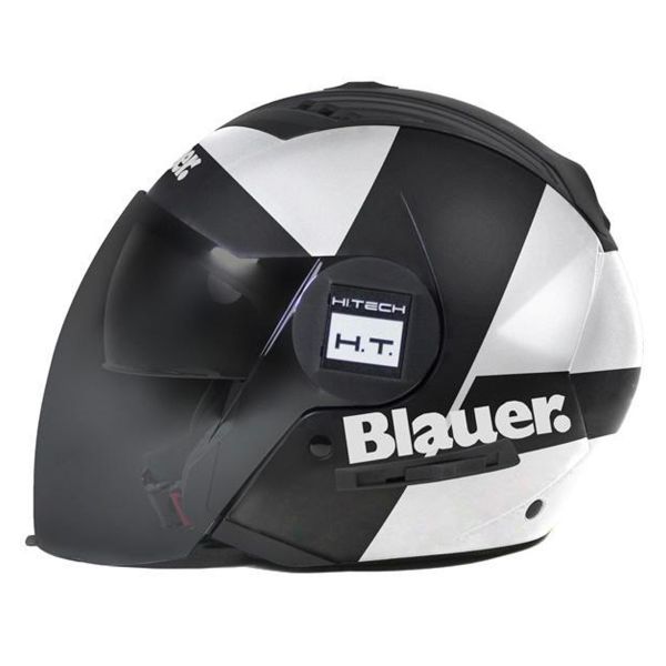 Casque Jet Blauer Real HT White Black