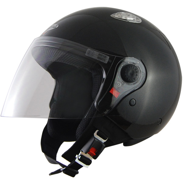 Casque Jet Caberg Riviera Noir metal