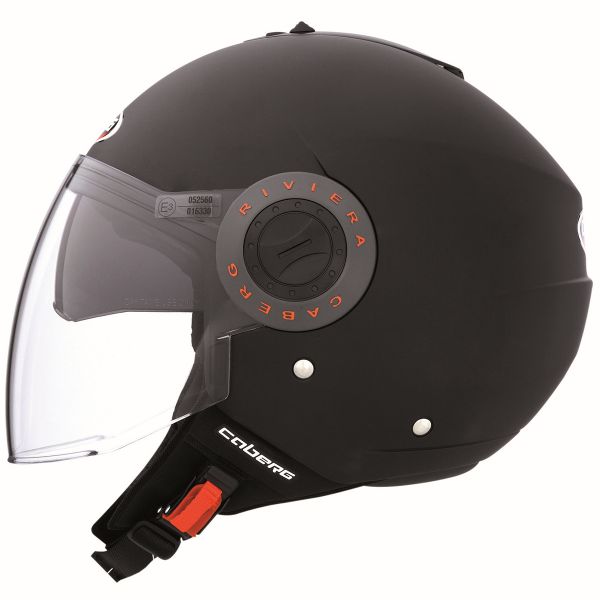 Casque Jet Caberg Riviera V2+ Black Matt