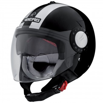 Casque Jet Caberg Riviera V3 Legend Black White Casque Jet Caberg Riviera V3 Legend Black White