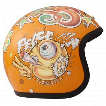 Casque Jet Dmd Vintage Rock N Roll