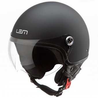 Casque Jet LEM Roger Black Powder Casque Jet LEM Roger Black Powder