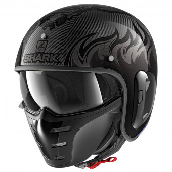 Casque Jet Shark S-Drak 2 Carbon Dagon DAA Casque Jet Shark S-Drak 2 Carbon Dagon DAA