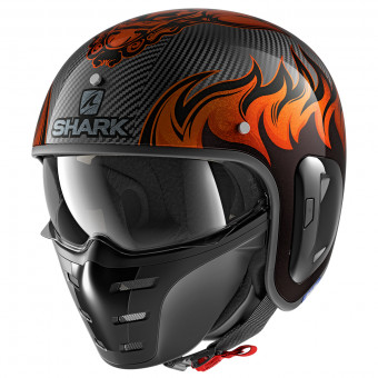 Casque Jet Shark S-Drak 2 Carbon Dagon DOO