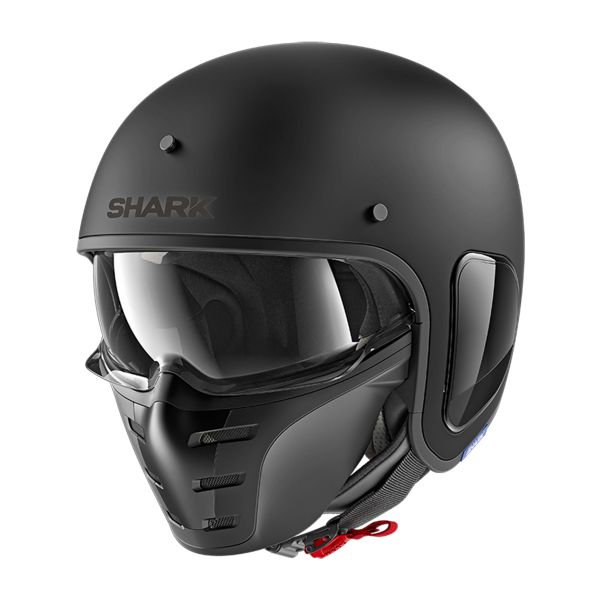 Casque Jet Shark S-Drak Blank Mat KMA