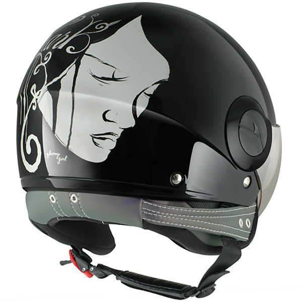 Casque jet Shark - Dos