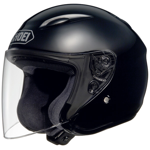 Casque Jet Shoei J-Wing Noir Brillant