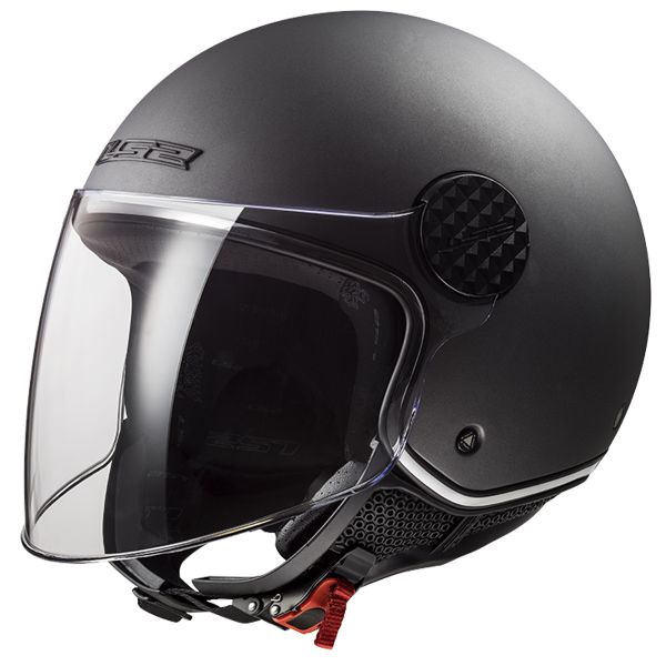 Casque Jet LS2 Sphere Lux Matt Titanium OF558