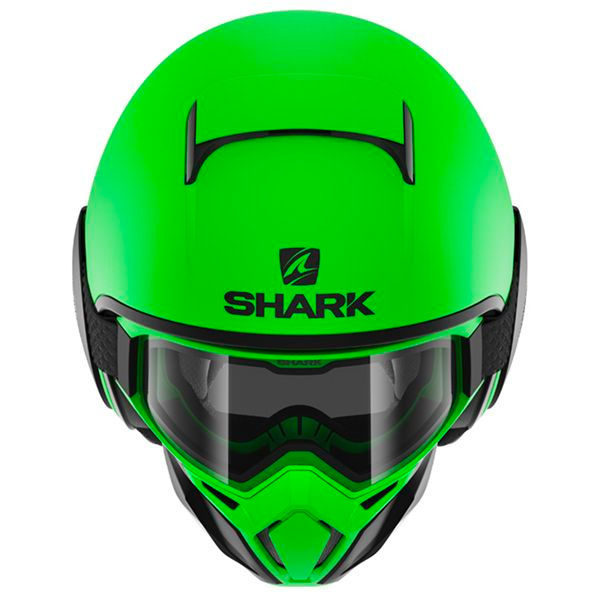 Casque Shark Street Drak Neon Vert Noir Mat Au Meilleur Prix