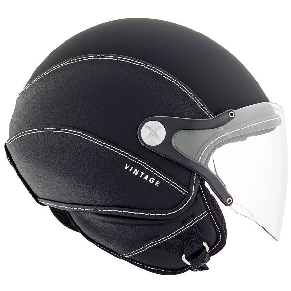 Casque Jet Nexx SX.60 Vintage 2 Black Mat