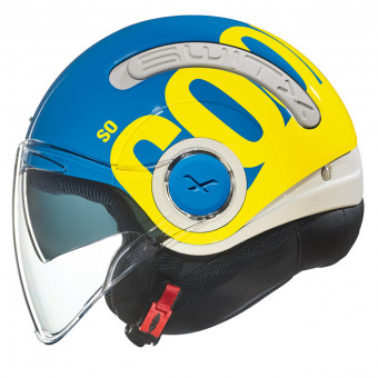 Casque Jet Nexx SX.10 Cooljam Bleu Jaune Casque Jet Nexx SX.10 Cooljam Bleu Jaune