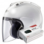 Casque Jet Arai SZ-R Vas Diamond White + Kit Bluetooth Sena SMH5
