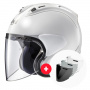 Casque Jet Arai SZ-R Vas Frost White + Ecran