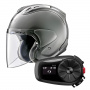 Casque Jet Arai SZ-R Vas Modern Grey + Kit Bluetooth Sena 5S Solo