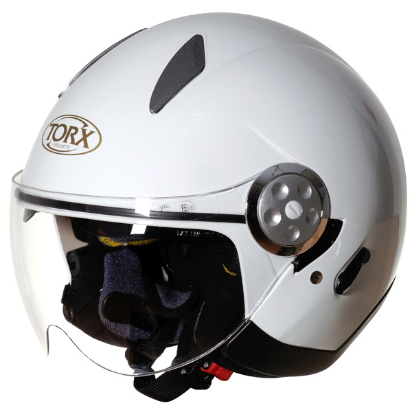 Casque Jet Torx Madison Blanc