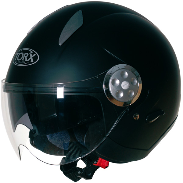 Casque Jet Torx Madison Noir Mat