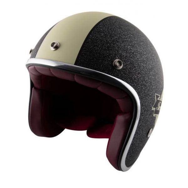 Casque Jet Torx Wyatt Famous Matt Glitter Charcoal